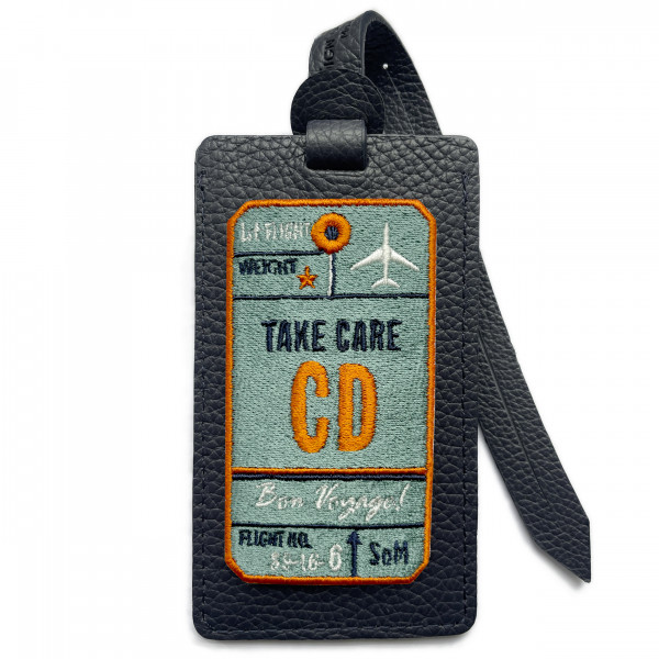 Gepäckanhänger AIR TICKET · GRÜN· personalisierbar