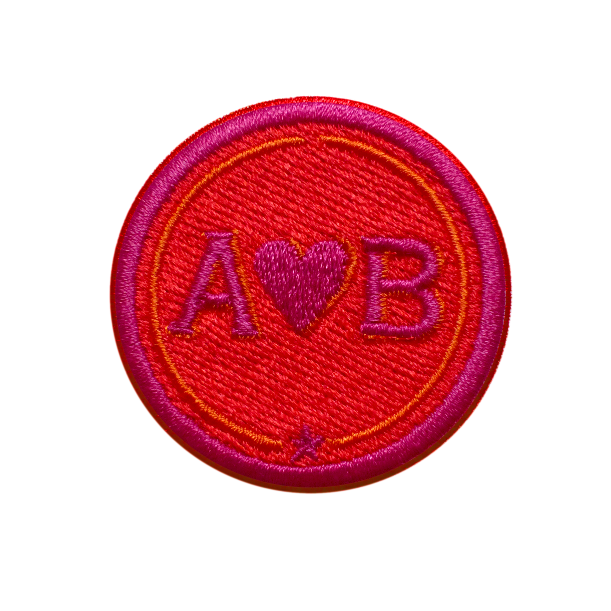Label LOVE 4cm · red/pink · customizable